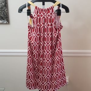 Mud Pie Garnet and Gold dress